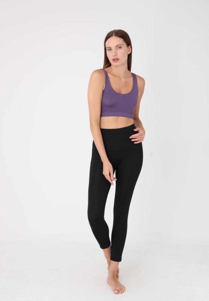 Bustieră Lejeră cu Bretele Late – Fără Push-up,Culoare Mov,Engros